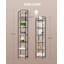 Bookcase Bookshelf, Narrow Tall Bookcase, Slim Wooden Shelving Unit for Bedroom, Living Room, Home Office, Sturdy -1380857592-1380857597