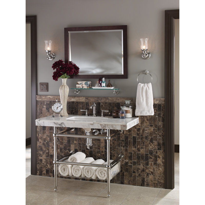Aylesbury Widespread Bathroom Faucet with Drain Assembly, Antique Brass