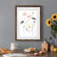 Blush & Black Wildflowers I encadré mat - prêt à accrocher-1760416771-1760416780