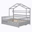 Lits avec couchette Hansiain House par Harriet Bee-948042673-948042686