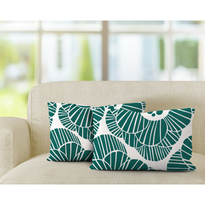  Polyester / Mélange de polyester Housse de coussin rectangulaire intérieure / extérieure lombaire et insert