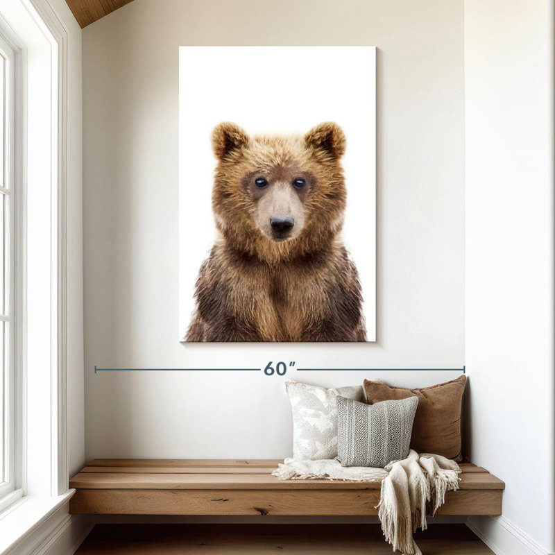 Adorable bébé ours Brampt, H 48 po x l 32 po