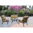 Byrge Powder Coated Aluminum Outdoor Lounge Chair with Cushions