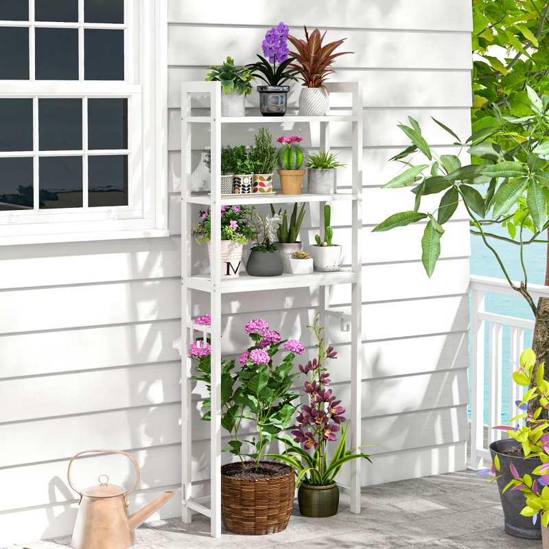3-Tier Metal Bathroom Organizer, Freestanding Over The Toilet Storage Rack w/Anti-Tippling Devices, White