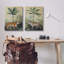 «Tiger Cheetah Jungle Forest», ensemble d'art mural sur toile 2 pièces par Julia Purinton-1322420097