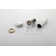 Pop-up bathroom sink drain with overflow in Polished Chrome