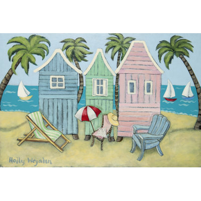 At the Beach II 1 Piece Wrapped Canvas Painting