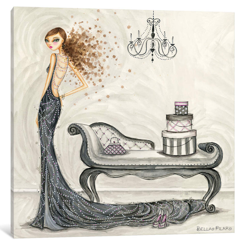 Fabulous Fabiana by Bella Pilar - Wrapped Canvas Painting, 93.98 cm H x 93.98 cm W x 3.175 cm D