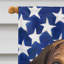 Double Sided 40'' H x 28'' W Polyester Independence Day House Flag-1879433939