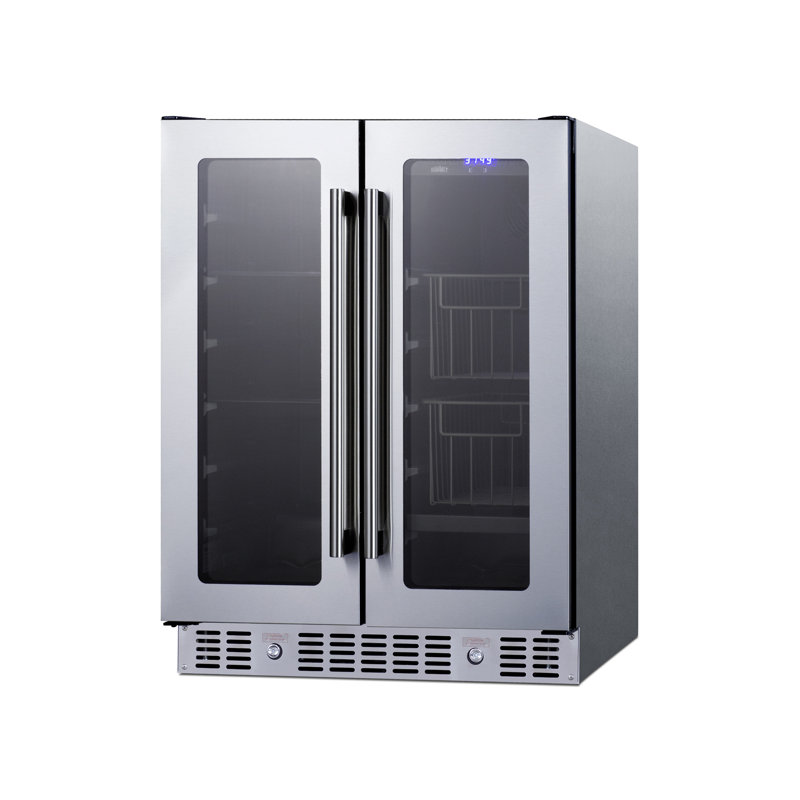Summit Appliance 4.6 Cubic Feet Mini Fridge, Stainless Steel