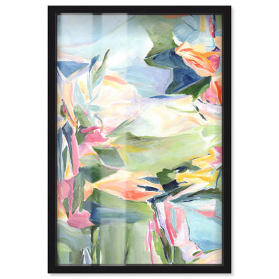 «Sunkissed Garden Shadowbox Print Floral Abstract Art» par Art Remedy