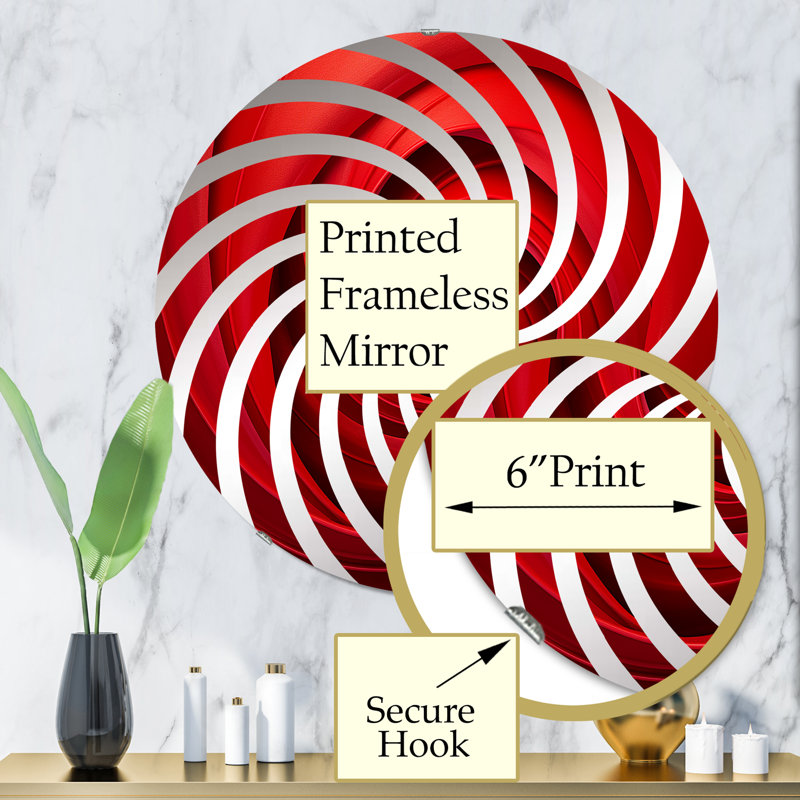 Dezhaun Circle Mirror, 31.4" x 31.4"