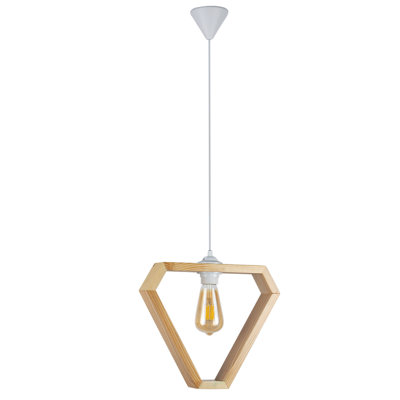 Luminaire suspendu géométrique à 1 lumière Runnells