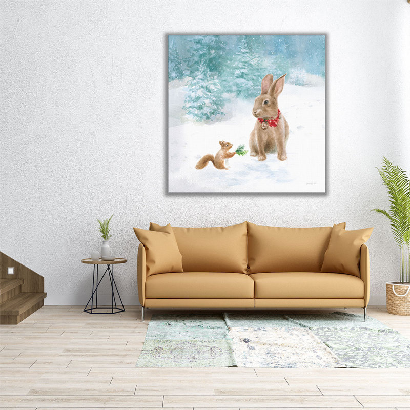 «Woodland Celebration IV», reproduction d'art sur toile, H 12 po x l 12 po