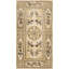 Vintage Tibetan Chinese Medallion Knotted Rug