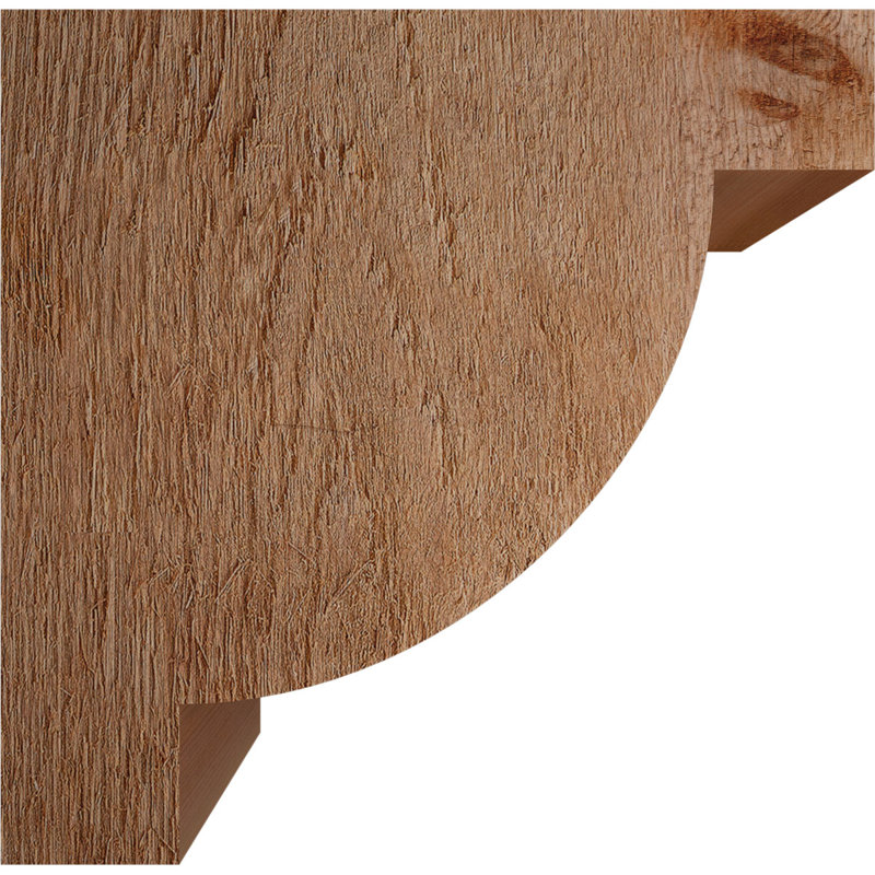 Alpine Rough Sawn, Cèdre rouge, H 12 po x l 12 po x P 4 po
