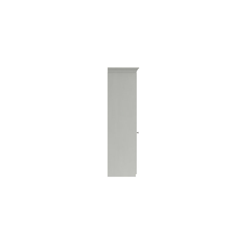 Wisbech 3 Door Manufactured Wood Wardrobe, White