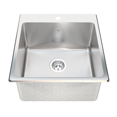 20.13'' L x 20.56'' W Laundry Sink