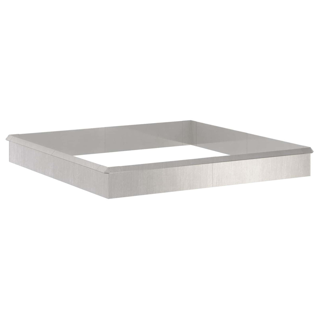 25cm H x 100cm W Stainless Steel Hardware