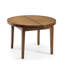 Guildhall 120 cm Extendable Round Wood Top Dining Table with Wood Base