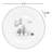 Scandinavian Wonderland Wonderland Village 7.5" Bone China Appetizer Plate