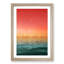 Moon Above the Ocean - Picture Frame Graphic Art Print-55732275-55732276