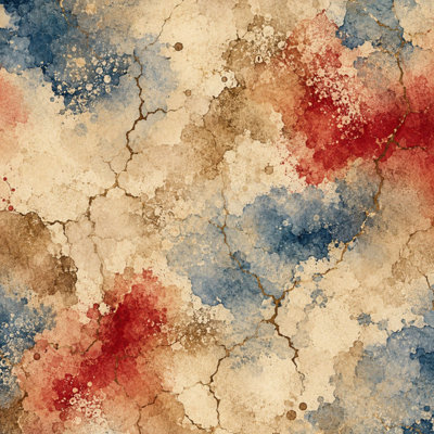 Peel and Stick Wallpaper Abstract Vintage Grunge Red White Blue Contact Paper Removable Self Adhesive Wall Mural Wall Decor for Bedroom Kitchen Cabinets 17.7in x 118in