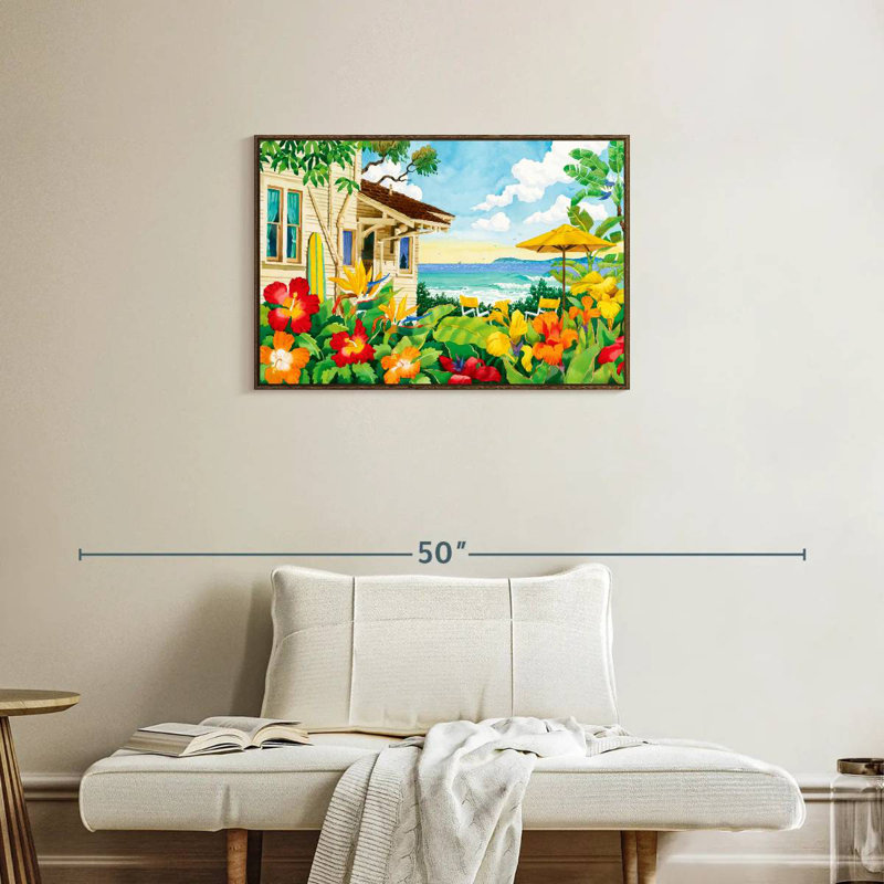 The Good Life, Cadre flottant noyer, 31 po x 21 po