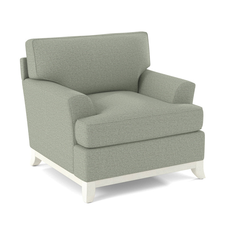 Oaks Way Armchair, Frost White, White Performance Fabric; 0851-94