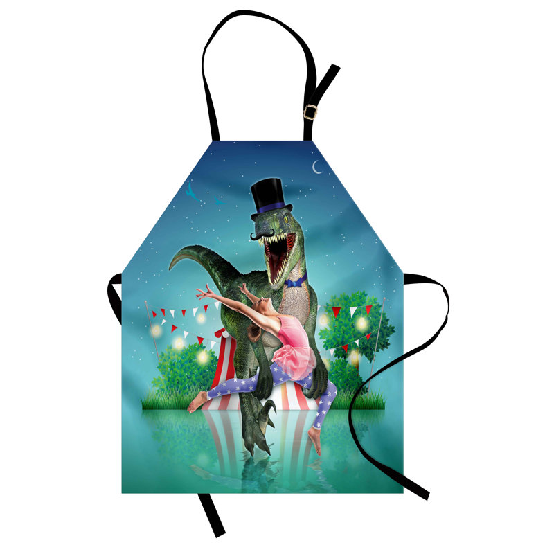 No Pattern Bib Apron