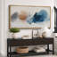 «Abstract Blot in Blue and Brown», reproduction d'art sur toile encadrée très grande-52435689-52435681