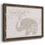 Floral Elephant, reproduction d'art sur toile-388921621-388921619