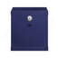 Table de chevet bleue avec tablette ouverte