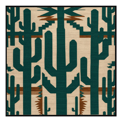  Tapis lavable Cactus Saguaro Southwestern