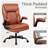 Ergonomic Faux Leather Home Office Chair-1840631454