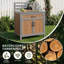 Weatherproof Storage Shed With Large Work Surface & Drawer