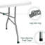 Table pliante portative 6 pi