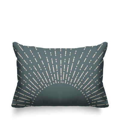 Coussin intérieur / extérieur Sunny Boho Starburst
