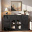 Buffet avec 2 portes, 7 tiroirs et tablette réglable-1046286161