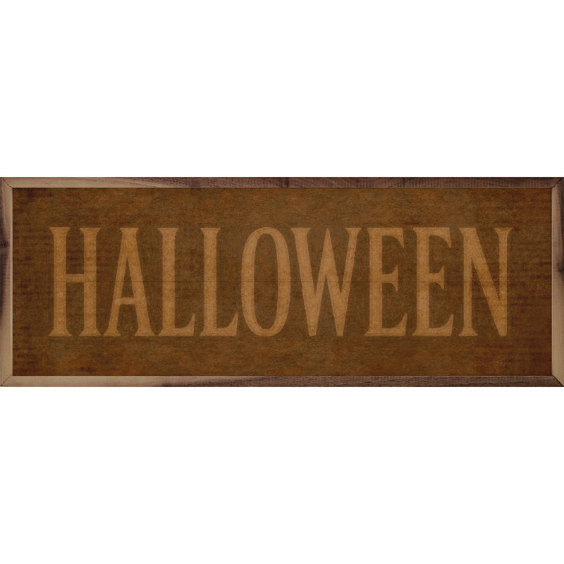 Orange d'Halloween, H 8 po x l 24 po