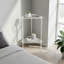 Table d'appoint triangulaire en acrylique, petite table d'appoint