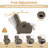 Emalina 39.76"W Ergonomic Power Lift Recliner, Massage, Heater, Cup Holders-93763579