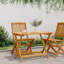  Table de jardin pliable en bois d'acacia massif brun moyen-1563699104