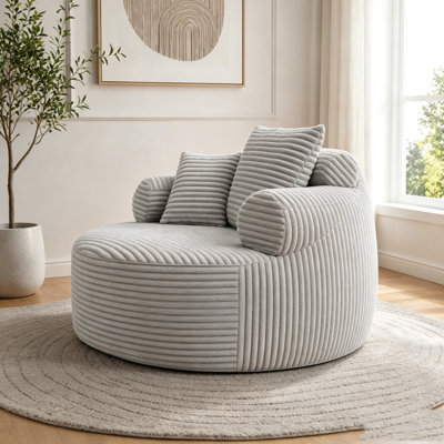 Round Sofa Bed with Memory Foam