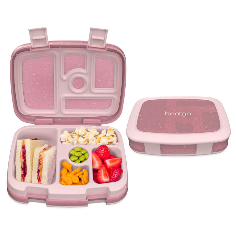 Bentgo Kids Durable & Leak Proof Pink Dots Children's Lunch Box - Gray, 1  ct - Pay Less Super Markets