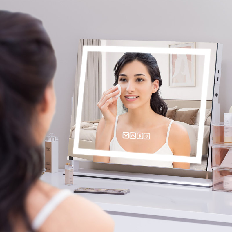 Aldrena Iron Rectangle Floor Mirror