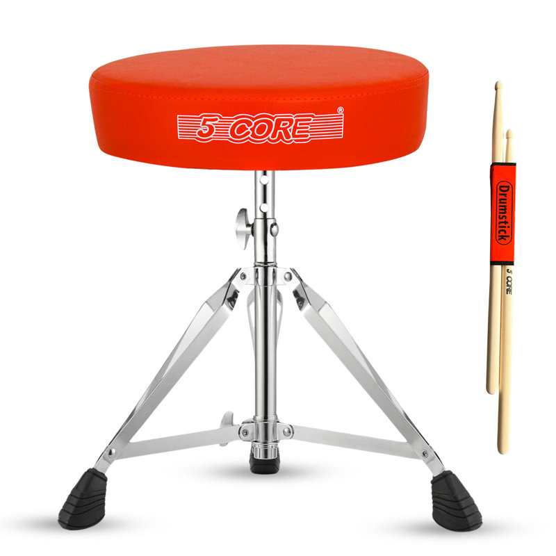 Tabouret de guitare rembourré 5 Core, Orange
