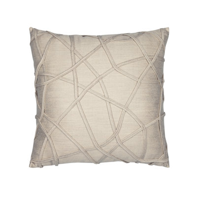 Illusion Indigo Square Performance Pillow Cover & Insert