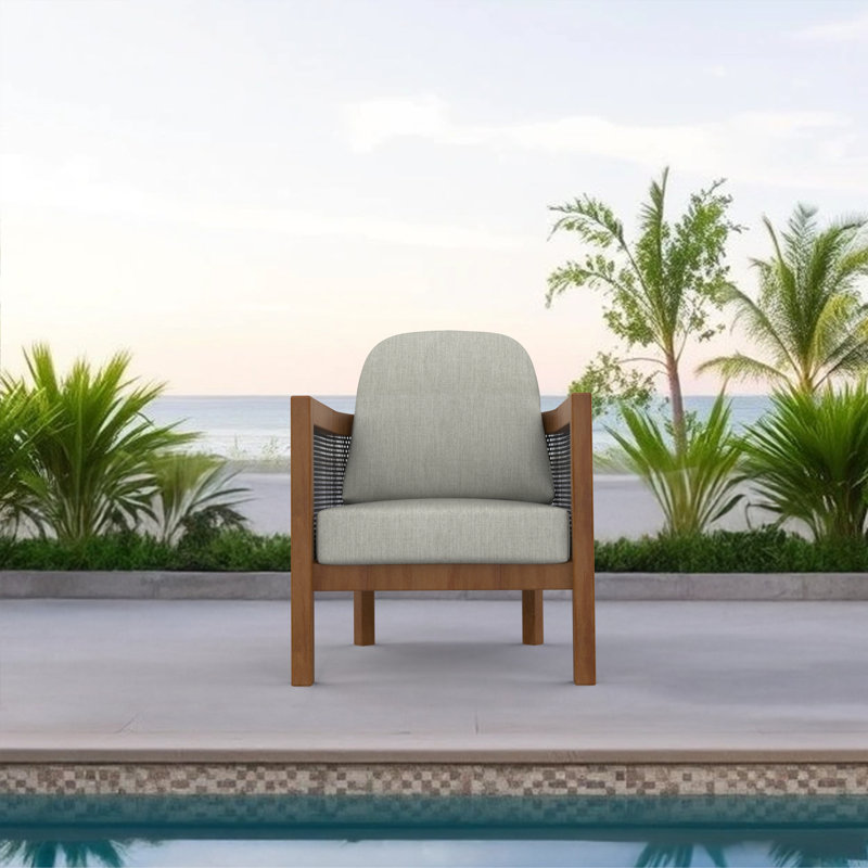 Sunbrella Outdoor Cushion Seat/Back, Replacement Cushion for Outdoor Furniture, Canvas Granite