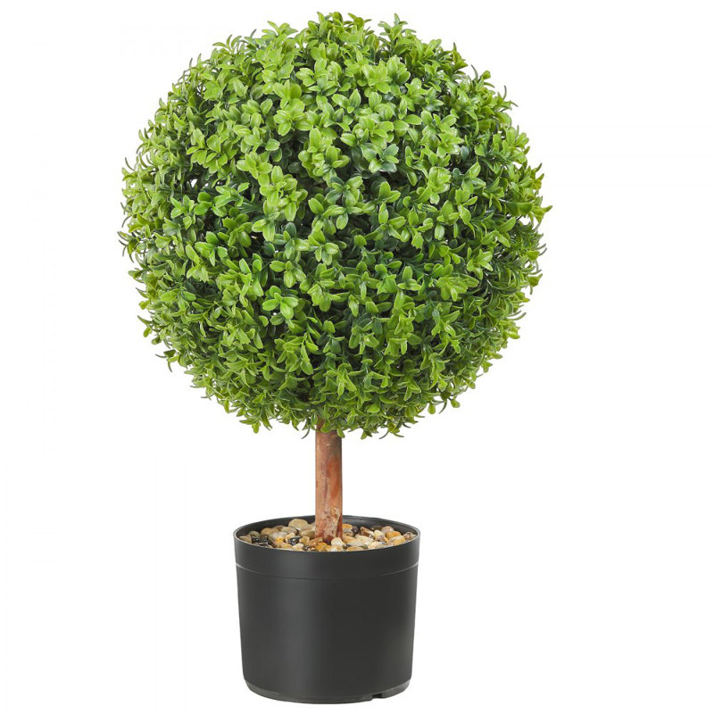 Topiaire de buis artificiel 24 po en pot, 22"H x 13.8"W